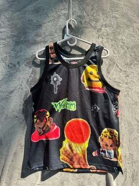 Market x Dennis Rodman All-Over Print Basketball Jersey and Mesh Shorts Set